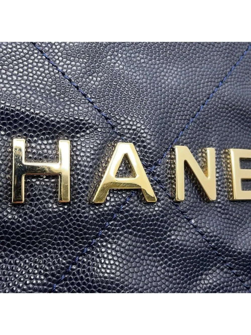 Chanel Backpack 22 Large Caviar Leather